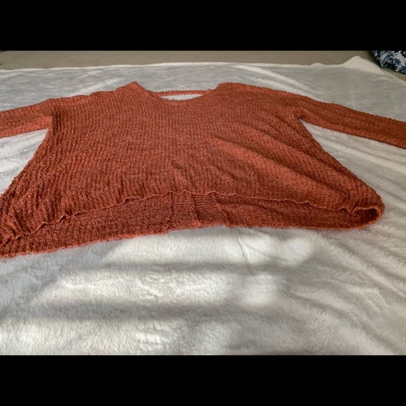 Open back coral forever 21 sweater - Picture 8 of 8